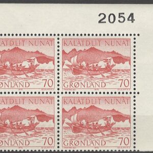 4-blok 70 øre gl82 2054
