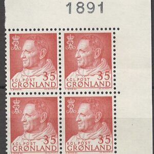 4-blok 35 øre gl54 1891