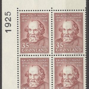 4-blok 35 øre gl64 1925