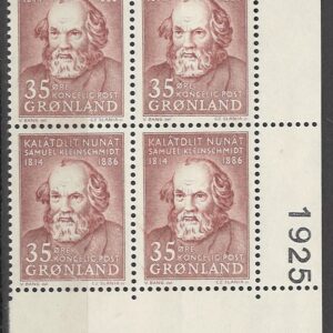 4-blok 35 øre gl64 1925
