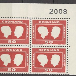 4-blok 50 øre gl67 2008