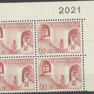 4-blok 60+10 øre gl70 2021