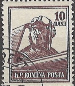 10 bani ro1502 stemplet