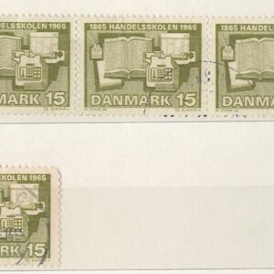 15 øre dk-0429 stemplet
