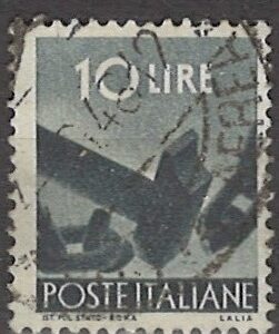 10 lire it629 stemplet