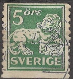 5 öre se126 stemplet