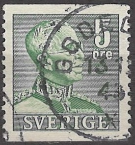 5 öre se264 stemplet