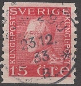 15 öre se191 stemplet