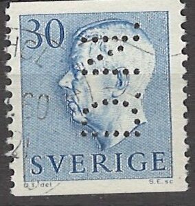 30 öre se433 stemplet perforeret DN