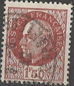 1,50 f fr532 stemplet