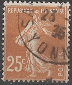 25 c fr167 stemplet