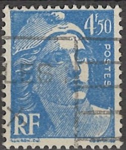 4,50 f fr751 stemplet