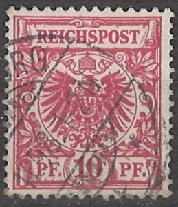 10 p dr48 stemplet