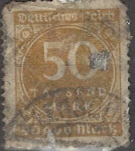 50 p mi:dr342 stemplet