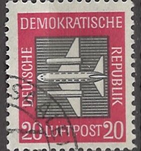 20 p dd411 luftpost stemplet
