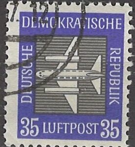 35 p dd412 luftpost stemplet