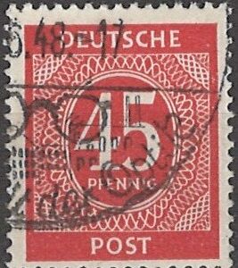 45 p ddIs stemplet