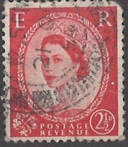 2½ p gb259 stemplet