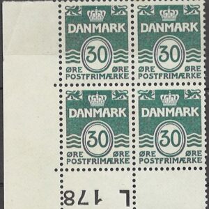 4-blok 30 øre dk-0459
