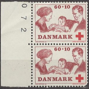 2-blok 60+10 øre dk-0492