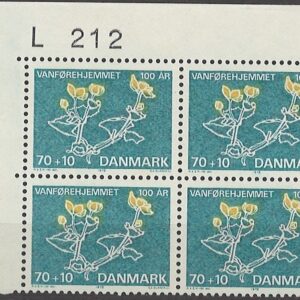 4-blok 70+10 øre dk-0531 L212