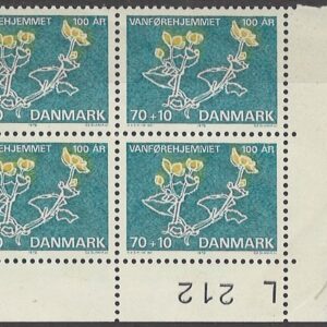 4-blok 70+10 øre dk-0531 L212
