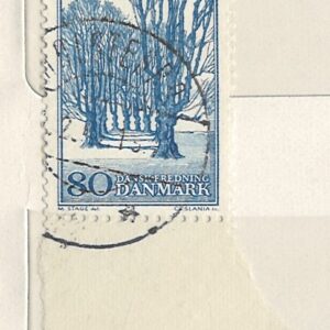 80 øre dk-0446 stemplet