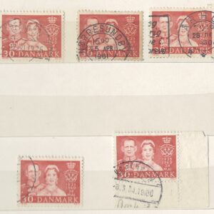30 øre dk-0384 stemplet