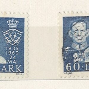 60 øre dk-0385 stemplet