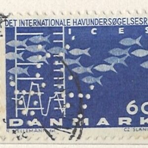 60 øre dk-0426 stemplet