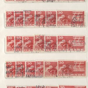 30 øre dk-0382 stemplet