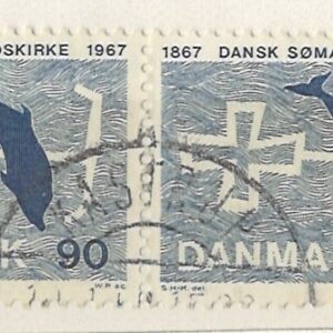90 øre dk-0468 stemplet