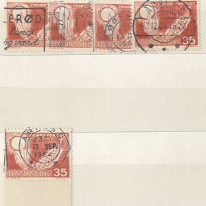 90 øre dk-0412 stemplet