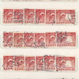 50 øre dk-0452 stemplet