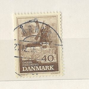 40 øre dk-0440 stemplet