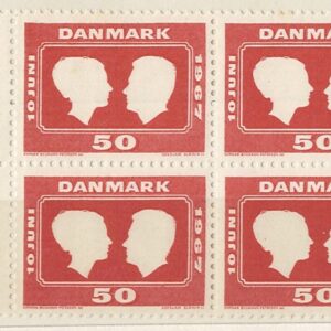 4-blok 50 øre dk-0458