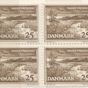 4-blok 25 øre dk-0428