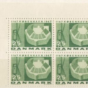 4-blok 25 øre dk-0454