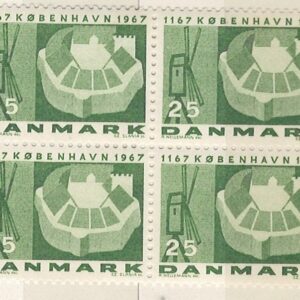 4-blok 25 øre dk-0454