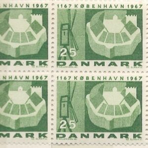 4-blok 25 øre dk-0454