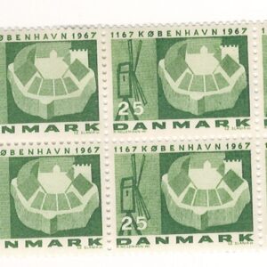 6-blok 25 øre dk-0454