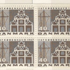 4-blok 40 øre dk-0455