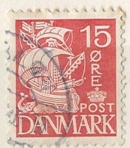 15 øre dk-0169 stemplet