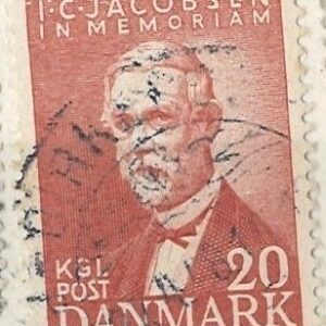 20 øre dk-0305 stemplet