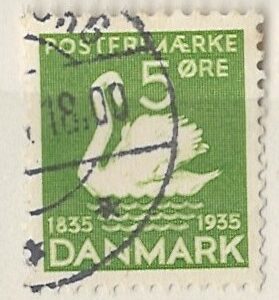 5 øre dk-0223 stemplet