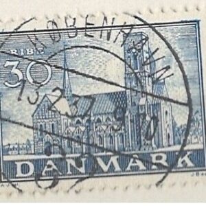 30 øre dk-0233 stemplet
