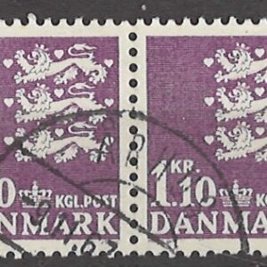2-blok 1,10 kr dk-0436 stemplet
