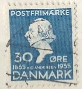 30 øre dk-0228 stemplet