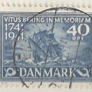 40 øre dk-0272 stemplet