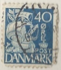 40 øre dk-0260 stemplet